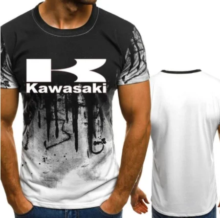 Быстросохнущие футболки для гоночной команды KAWASAKI, футболка для мотоциклиста, футболка для мотоцикла, Майки ниндзя, дышащие, быстросохнущие, ледяные, холодные ощущения D
