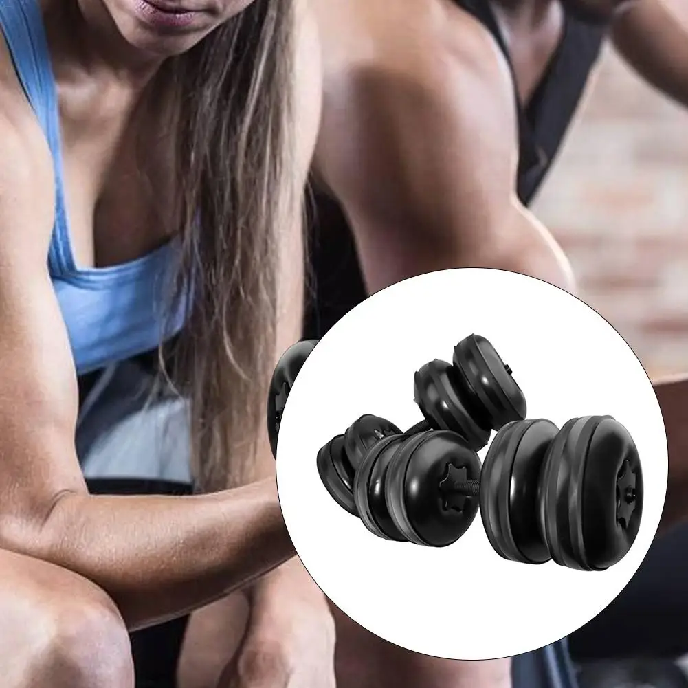 Water Filled Adjustable Dumbbells Weight 20KG Environmental Training Arm Muscle Strength Training Fitness Dumbbell Adjustable