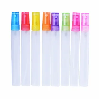 

1pc 10ml Empty Frosted Glass Perfume Bottle Sprayer Atomizer Portable Travel Refillable Parfum Atomizer Scent Case