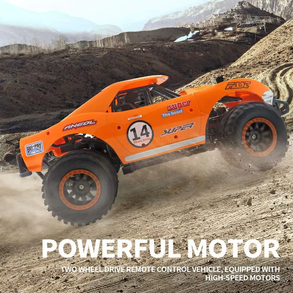 1/14 2,4G 2WD RC внедорожный автомобиль мышцы полу-высокая скорость внедорожник RC автомобиль Рок Гусеничный багги автомобиль игрушка рождественские подарки Дрифт