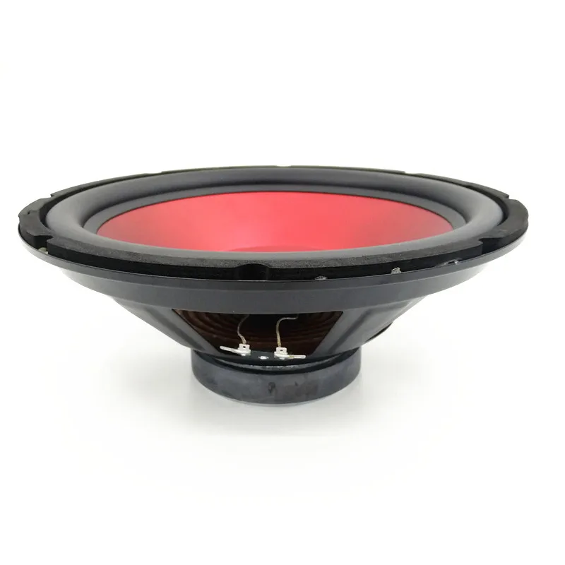 12インチ400Wパワフルカーオーディオサブウーファー改造レッド