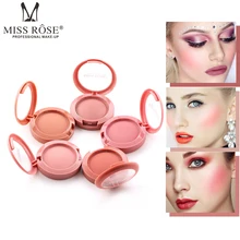 MISS ROSE 12 цветов пудра Румяна для лица Румяна Макияж Румяна Пудра Палитра Основы Палетка с кистью натуральный румянец TSLM1