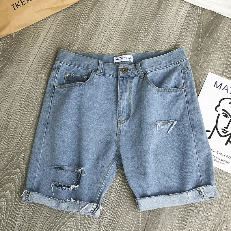 vintage blue jean shorts