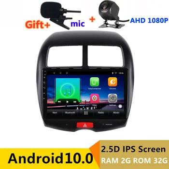 

Android 10 Car DVD Multimedia Player GPS For Mitsubishi ASX 1 C4 Peugeot 4008 2010 11 - 2014 audio auto radio stereo navigation