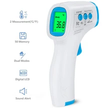Termómetro infrarrojo Digital para adultos y bebés, Termómetro frontal sin contacto para la temperatura corporal, herramientas de medición rápida