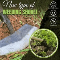 Weeding Shovel Push Grass Shovel Practical Small Hoe Agricultural Crescent Shovel Multi-Use Outdoor Garden Yard Weeding Tools 2