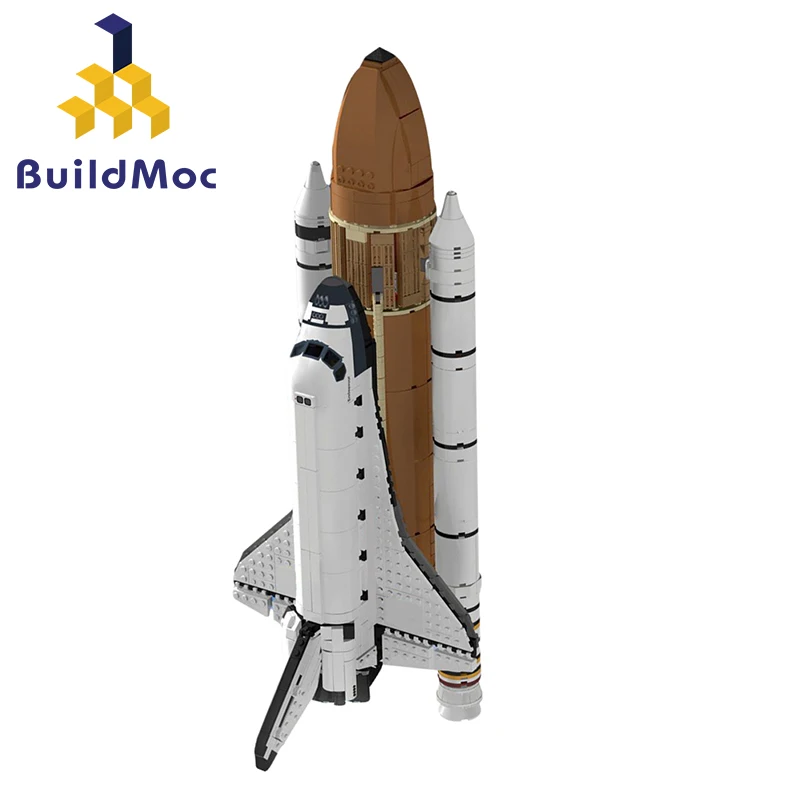 

Buildmoc blocks 16014 Space Shuttle Expedition Building Kits Set Blocks Bricks Compatible technic Children Toys 10231