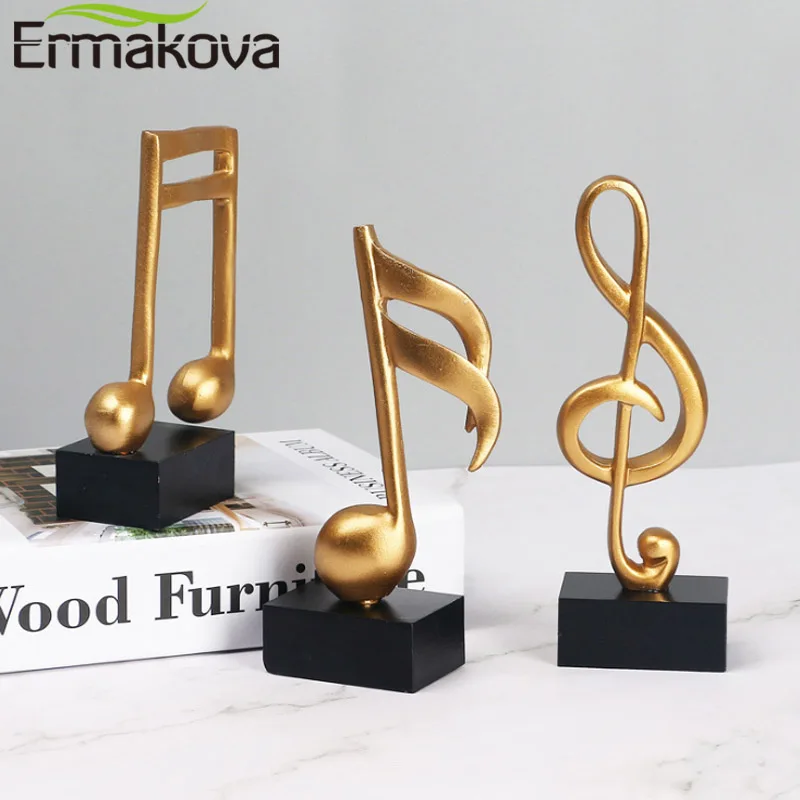 Ермакова музыкальная скульптура фигурка музыкальной ноты для дома пианино