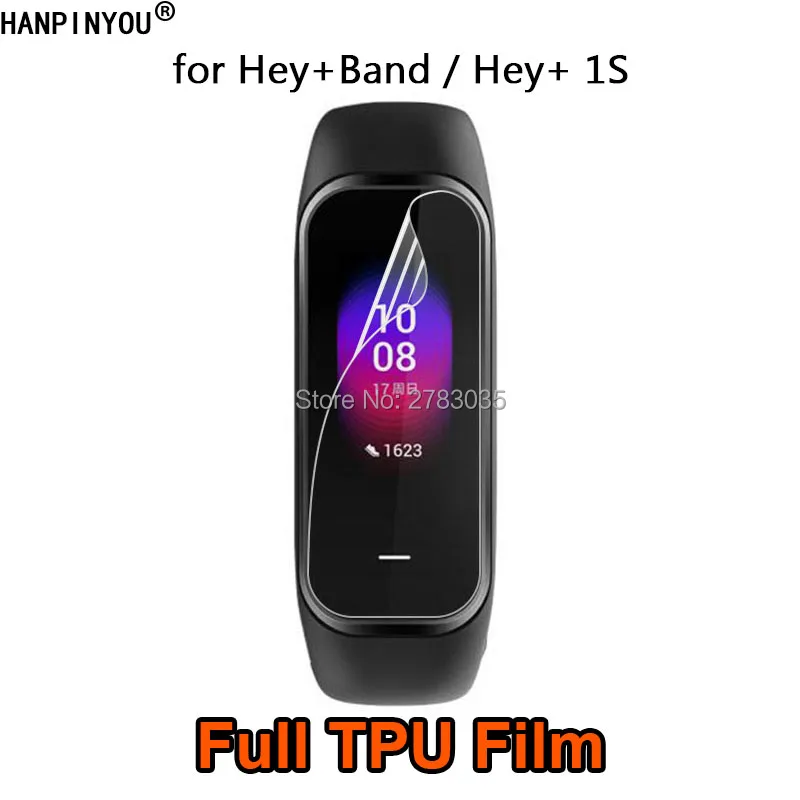 

Для смарт-браслета Hey Plus Band / Hey + 1S, прозрачная полноразмерная мягкая Гидрогелевая защитная пленка из ТПУ для экрана (не закаленное стекло)