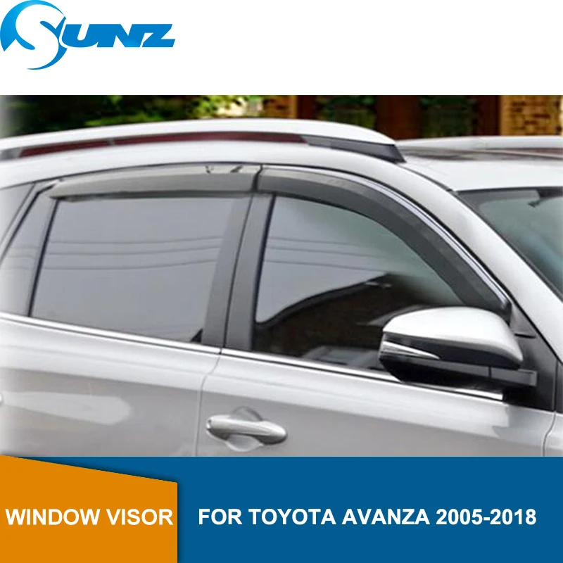 Оконный козырек для TOYOTA AVANZA 2005 2018 боковое окно дефлекторы дождевик SUNZ|Навесы и