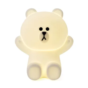 

Brown Bear and Sally LED Night Light Touch Sensor LED Desk Lamp for Children Bedroom USB Power LED Night Lamp for Home Luminaria