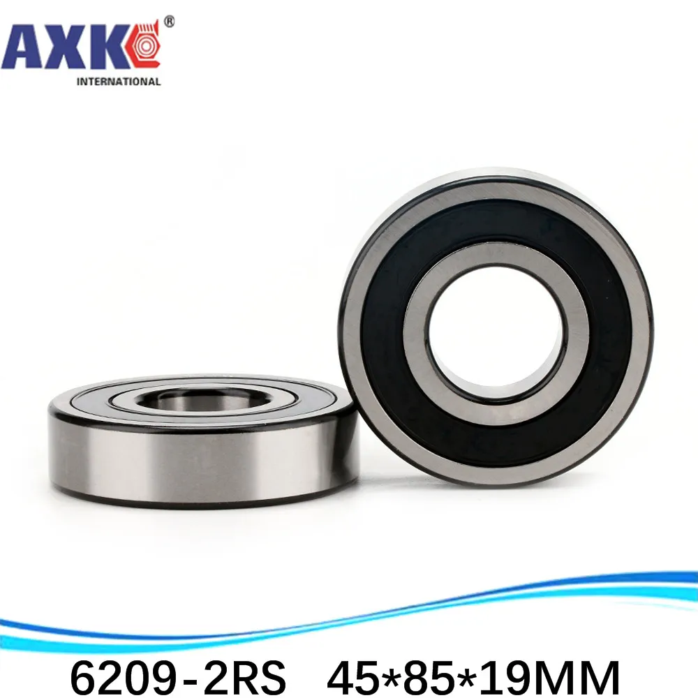 Sealing Cover Deep Groove Ball Bearing Double Rubber 6209ZZ 6209-2RS S6209ZZ S6209-2RS 45*85*19 Mm * Inch AXK Steel Rich | Обустройство