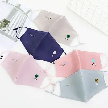 

Cartoon Printed Cotton Thin Mask Reusable Anti-pollution Breathable Sunscreen Protective Cover Dustproof Respirator