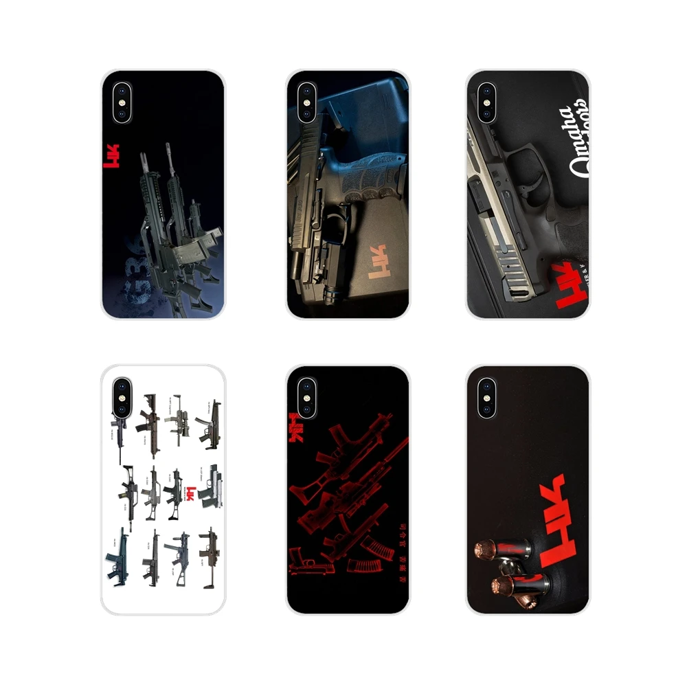 Heckler и Koch постер с логотипом HK для Xiaomi Mi4 Mi5 Mi5S Mi6 Mi A1 A2 A3 5X 6X 8 CC 9 T Lite SE Pro прозрачные