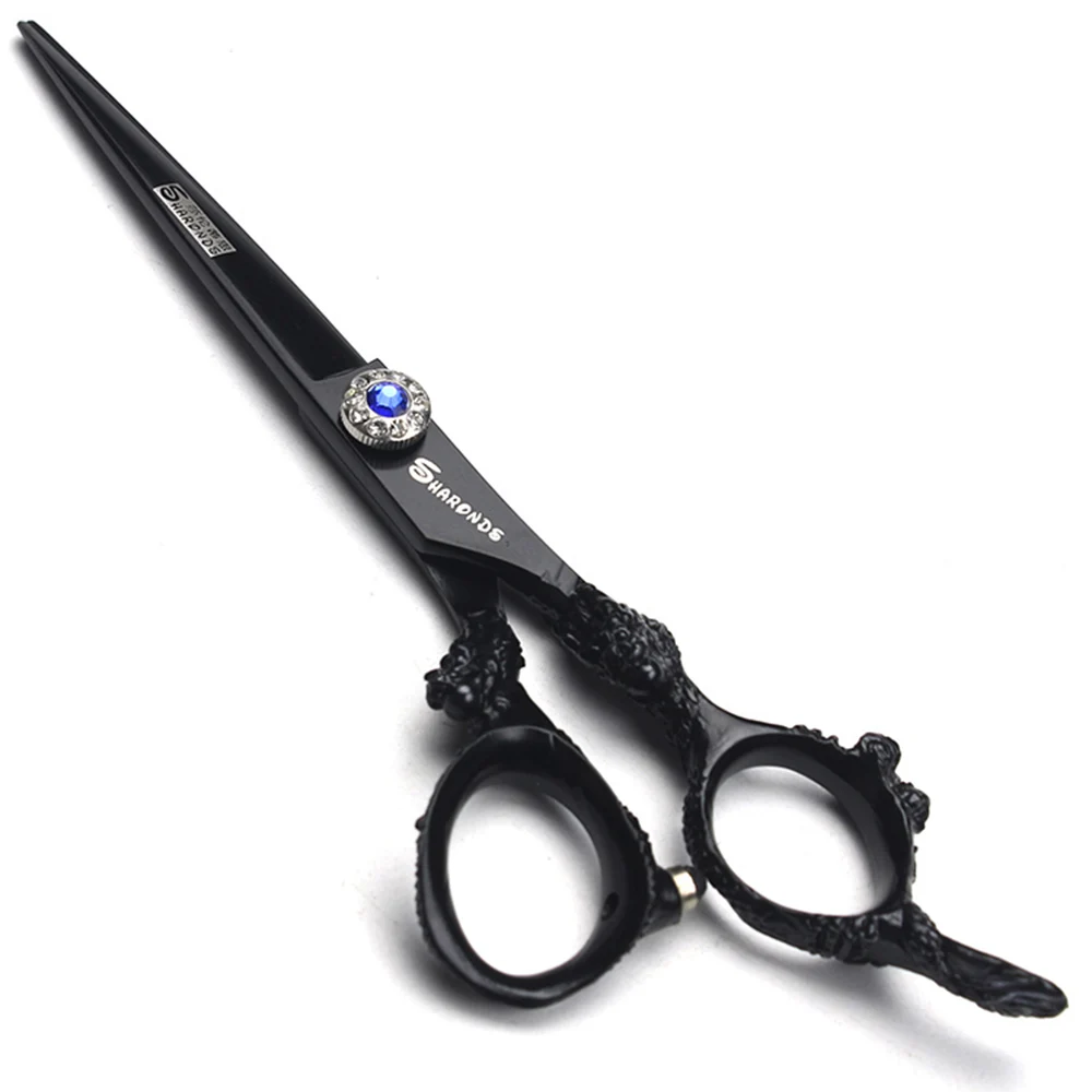 SKU-9-6.0寸 黑色双龙 平剪