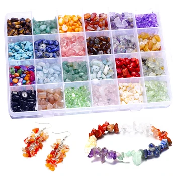 

24 Type Glass Seed Spacer Beads Austria Crystal Round Hole Beads For Kids Jewelry DIY Making Accessorie 4-8mm Thanksgiving Gifts