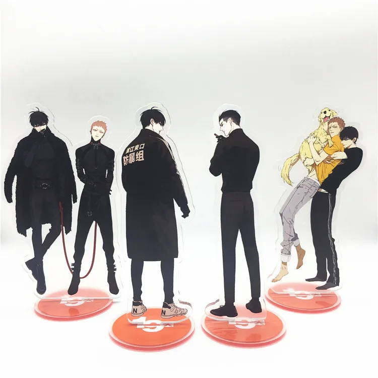 

1pc 19 days mo guanshan acrylic double-sided Standing Plate Hetian Cool deco