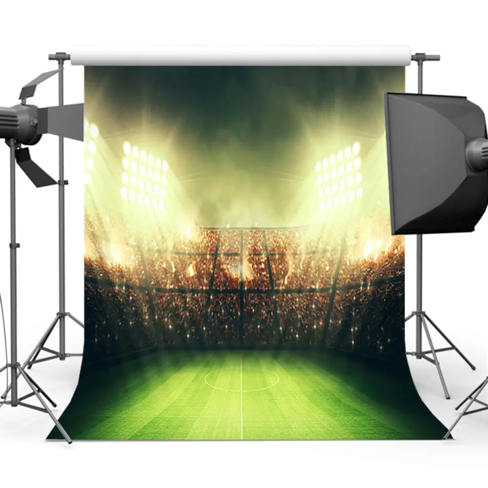 MOCSICKAFootball Блестящий Фон для фотографии футбольного поля фон фотостудии |