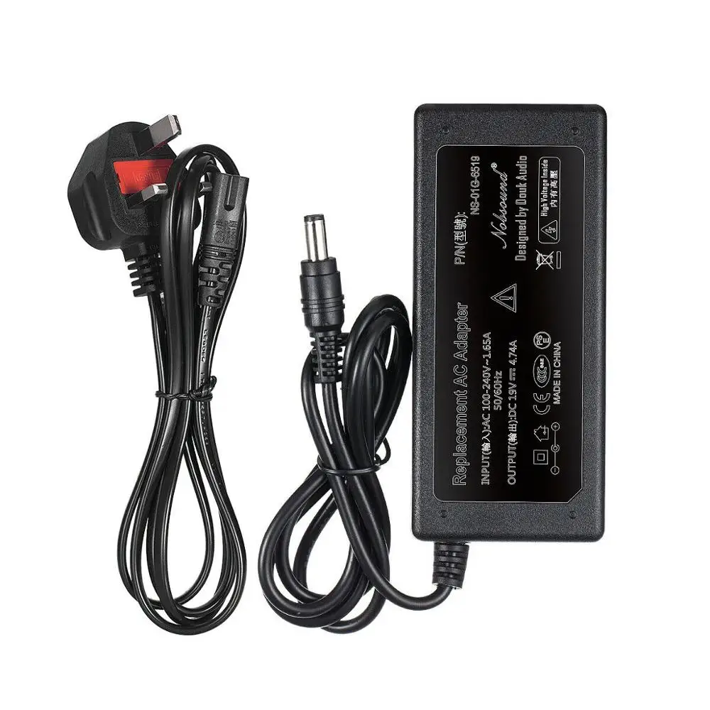 UK Plug Дук аудио 19V 4.74A Питание AC/DC адаптер Зарядное устройство для усилитель ноутбука DAC Вход 100-240V 50/60Hz - Цвет: UK Plug
