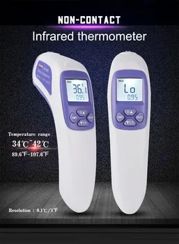 

Non-Contact Forehead Thermometer Digital Infrared Temporal Thermometer for Adult Kids Body Thermometer Safety Measurement#G2