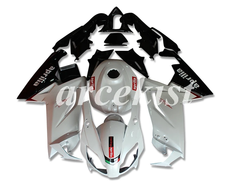 Мотоцикл литья под давлением ABS Полный обтекатели комплект подходит для Aprilia RS125 06 07 08 09 10 11 RS 125 2006-2011 тела набор Белый
