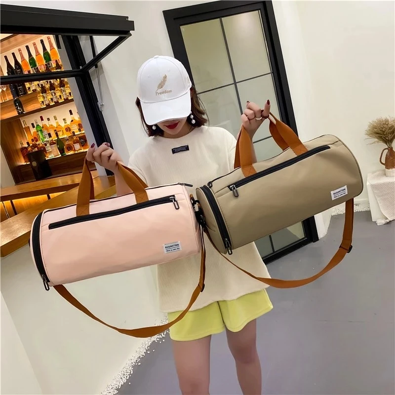 Women's Sports Bag Trendy Solid Color 