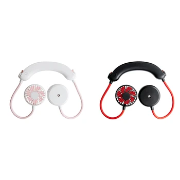 

USB Charging Humidification Fan Lazy Hanging Neck Fan for Indoor and Outdoor Sports Fan