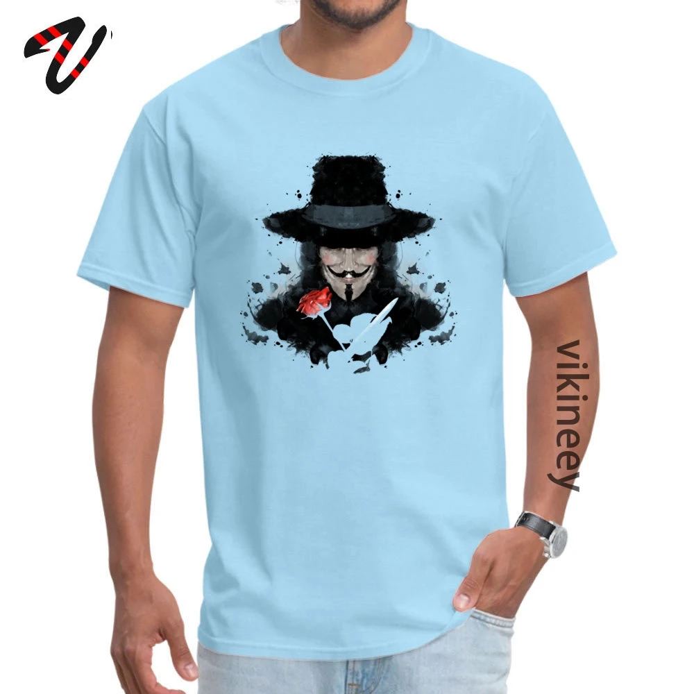 Ink_for_Vendetta_ Tops Shirts Special Crewneck Casual Short Sleeve 100% Cotton Fabric Men T-Shirt Summer Tops Shirts Ink_for_Vendetta_1148 light