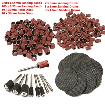 

328Pcs Assorted Mini Rotary Drill Hobby Tool Sanding Grinding Polishing Kit Set