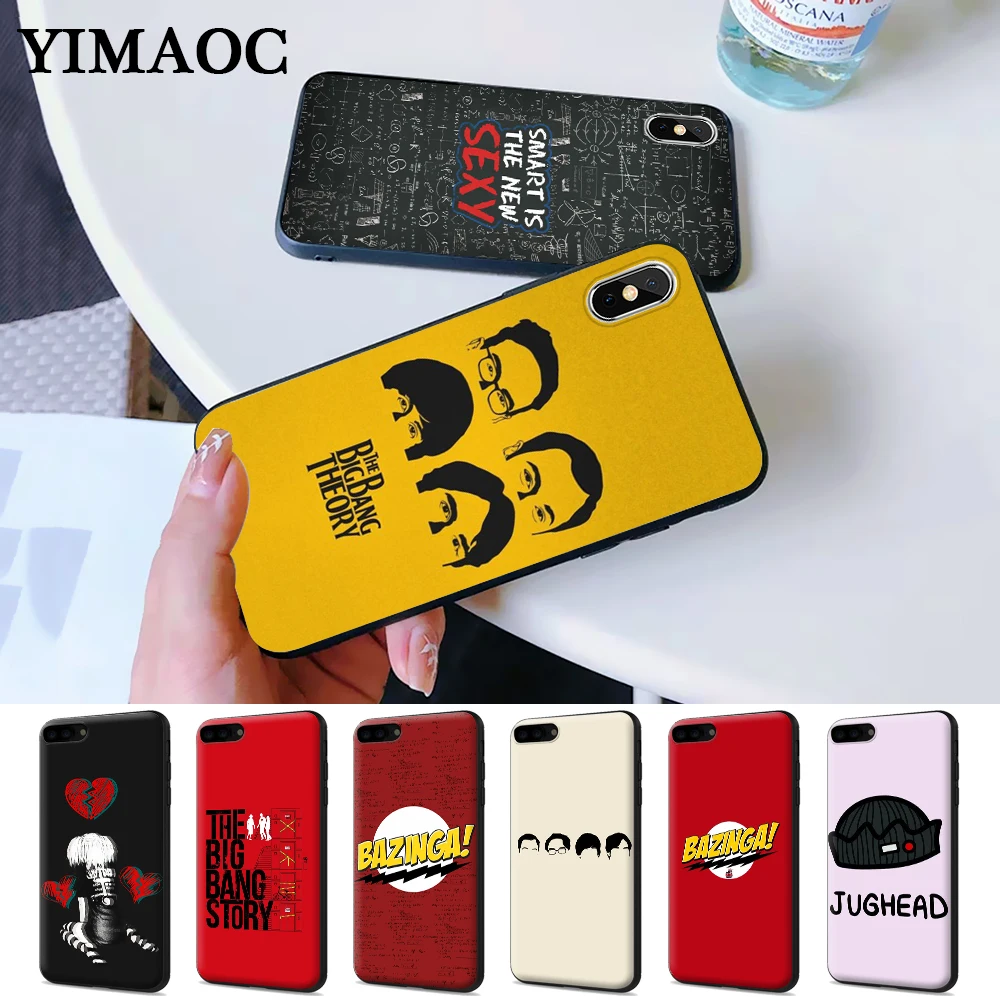 

The Big Bang Theory Fashionable Silicone Case for iPhone 5 5S 6 6S Plus 7 8 X XS Max XR