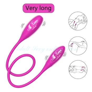 Double Vibrator G Spot Vibrator 7 Speed Vibration Female Masturbation Dildo For Couples Masturbator Erotic Sex Toy Sex Product 2