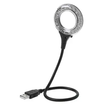 

18LEDs USB Book Light Rechargeable Portable Lamp Flexible Reading Bulbs Bedside Decor For Laptop Desktop Study Room School Kids