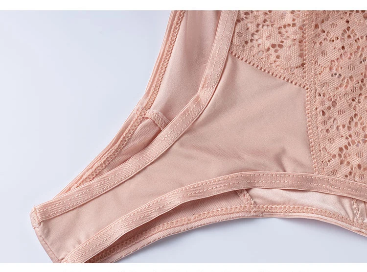 CINOON Women Sexy Lace Panties Low-waist Temptation Lingerie Ladies Cross Strap G String Thong Hollow out Solid Underwear (13)