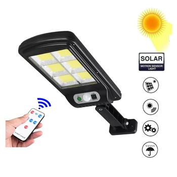 

Solar light lamp floodlight reflector Garden Motion Sensor Panel Power Outdoor Waterproof Separate Street Path Security Wall rem