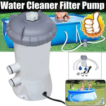

Electric Swimming Pool Filter Pump Reusable Practical Swimming Pool Filter Water Purifier Easy Install Filter Pump Cleaning Tool