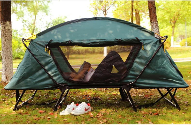 Одноместная палатка для кемпинга, водонепроницаемая и ветронепроницаемая, для отдыха на открытом воздухе, складная, для рыбалки, для автомобиля, для крыши от наземной палатки