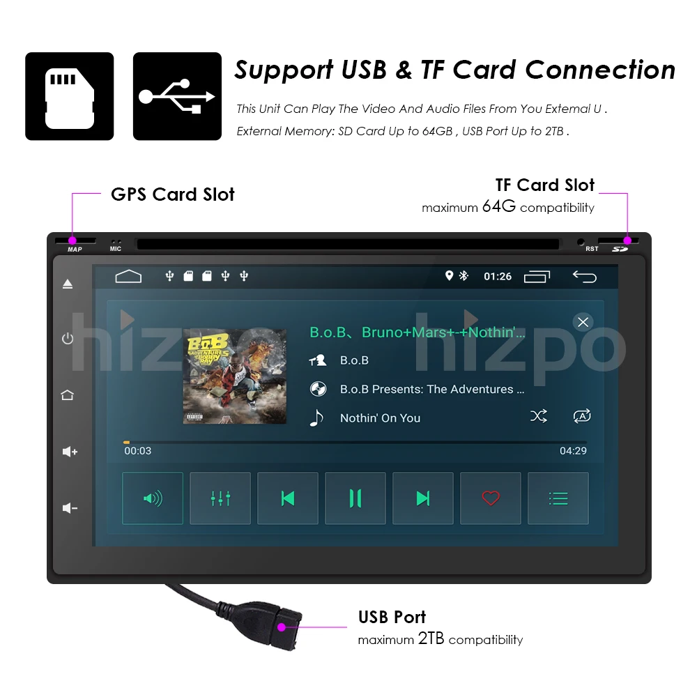 Clearance 2GB+16GB Android 9.0 Auto Radio 4/QuadCore 7Inch 2DIN Universal Car DVD player GPS Stereo Audio Head unit Support DAB DVR OBD BT 18 Clearance 2GB+16GB Android 9.0 Auto Radio 4/QuadCore 7Inch 2DIN Universal Car DVD player GPS Stereo Audio Head unit Support DAB DVR OBD BT 18