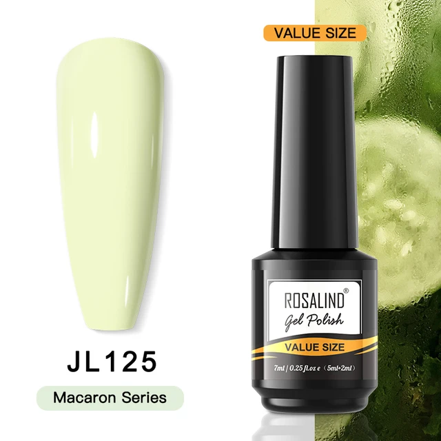 ROSALIND Gel Nail Polish Glitter Gel For Manicure Art Semi Permanent Hybrid Varnish Need UV LED Base Top Coat Nail Polish RAI-JL125
