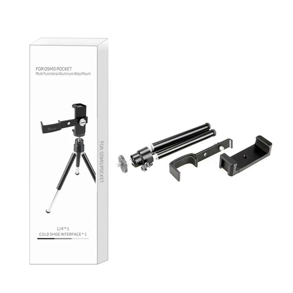 

Tripod Mount Extension Phone Holder Expansion Fixed Bracket Selfie Stick Rod Kit for DJI OSMO Pocket Accessories