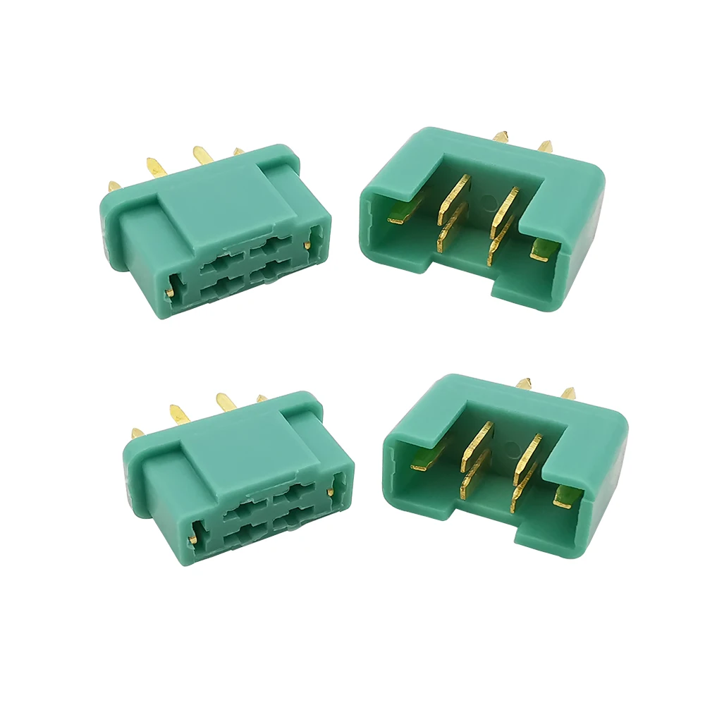 6PcsMPXConnectorPlugRC24KGoldplatedAeromodellingFieldAccessoriesMPXWingConnectorFor