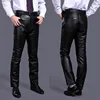 Mens Luxury Cowskin Real Leather Trousers Plus Size Loose Genuine Cow Leather Pants Man Cowhide Motorcycle Biker Riding Pants ► Photo 3/6