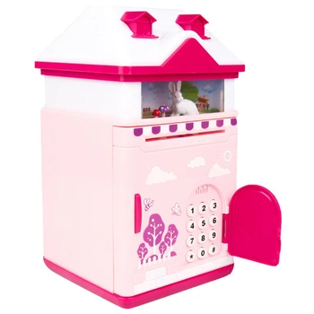 

Electronic Piggy Bank ATM Password Cash Box Cash Coin Savings Box Cute Cartoon Drop-Proof Children's Toy