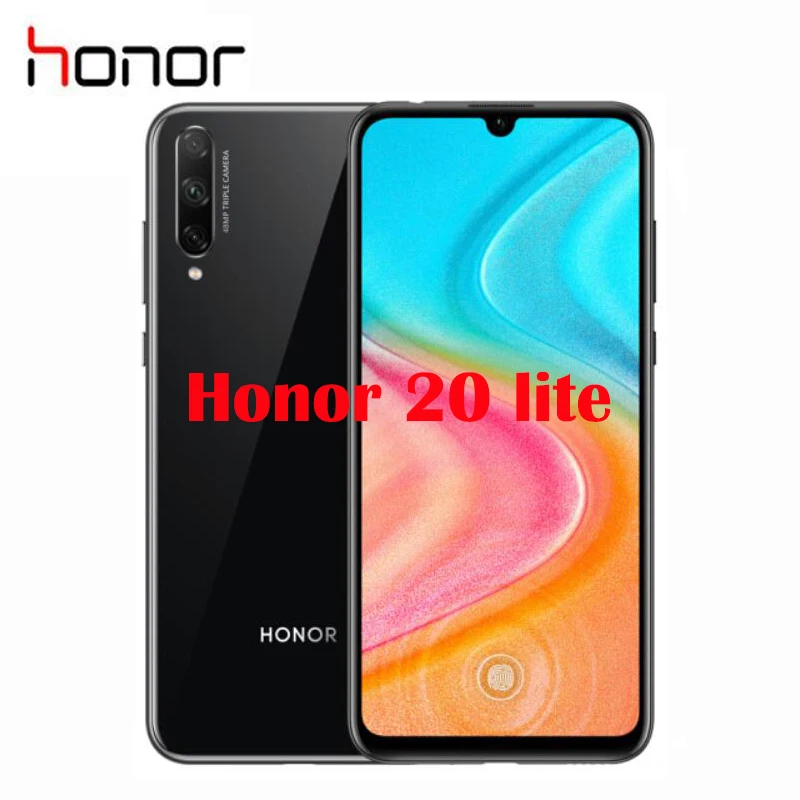 Новый оригинальный официальный сотовый телефон Honor 20 Lite экран 6 3 дюйма
