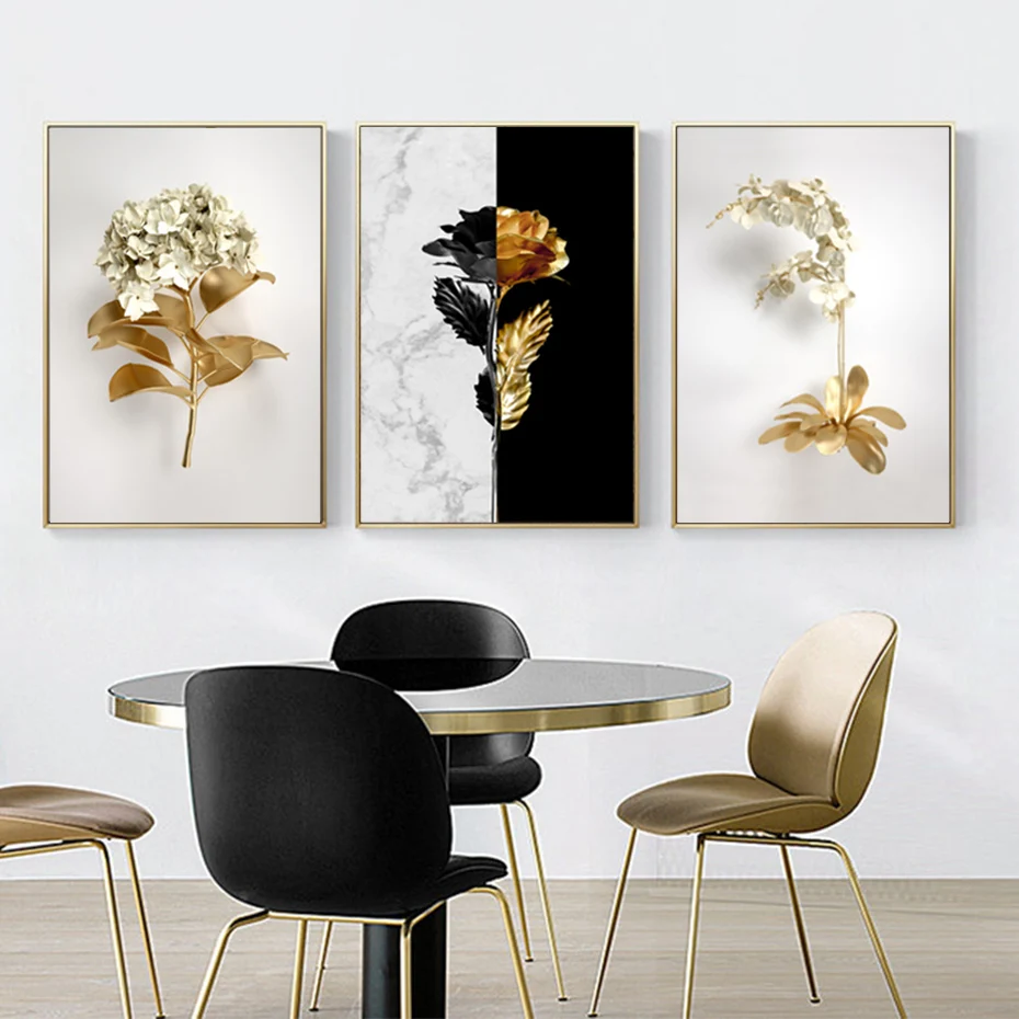 Modern-Marble-Gold-Floral-Leaf-Geometric-Wall-Art-Canvas-Painting-Posters-and-Prints-Pictures-for-Be (1)