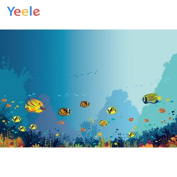 

Yeele Clownfish Ocean Wallpaper Child Home Decor Photography Backdrop Personalized Photographic Backgrounds For Photo Studio