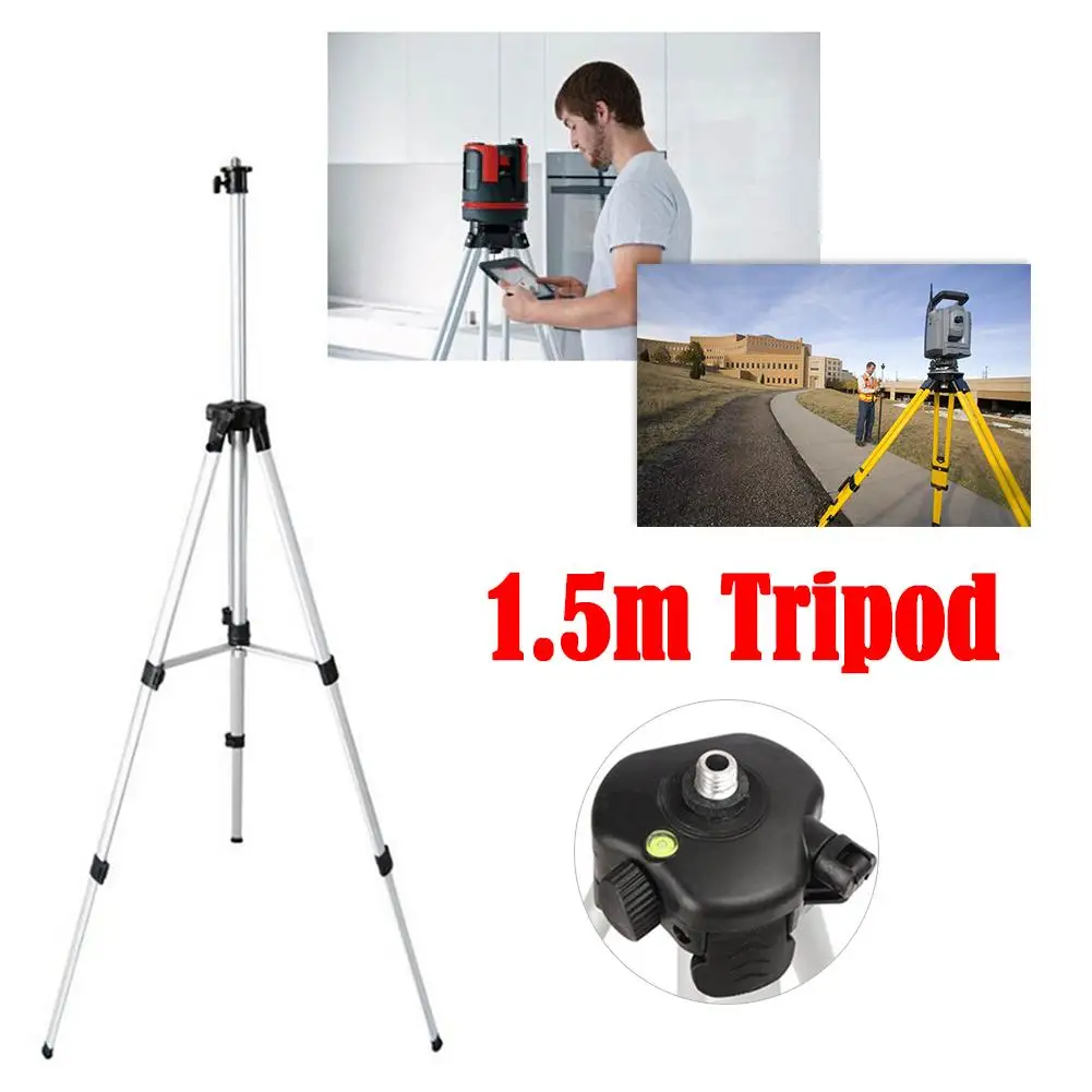 

1.5m Tripod For Laser Level Automatic Self 360 Degree Leveling Measure Building Construction Marker Tools Laser Level Tripod New