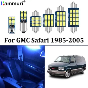 

100% White Error Free LED Car Interior Light Kit For GMC Safari led interior Map Dome Trunk License Plate lights (1985-2005)