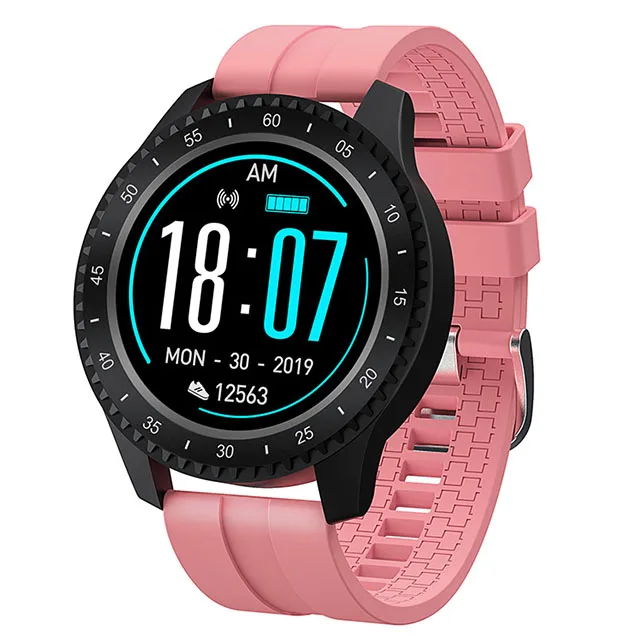 Умный браслет, браслет, полный сенсорный, водонепроницаемый, Smartband, пульт дистанционного управления камерой, кровяное давление, умные часы для детей, фитнес-трекер - Цвет: Pink Smart Bracelet