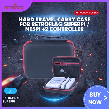 

Hard Travel Carry Case for Retroflag SUPERPi / NESPi +2 Controller Storage Bag for Nintendo Super NES SNES Classic Mini Console