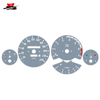 

DASH EL Glow Gauge for E30 240 KM 7000 RPM 1982 1994 Gray Panel White lighting
